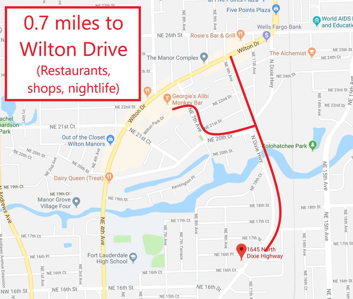 1645 2 Walk to Wilton Manors The Hainsley Fort Lauderdale