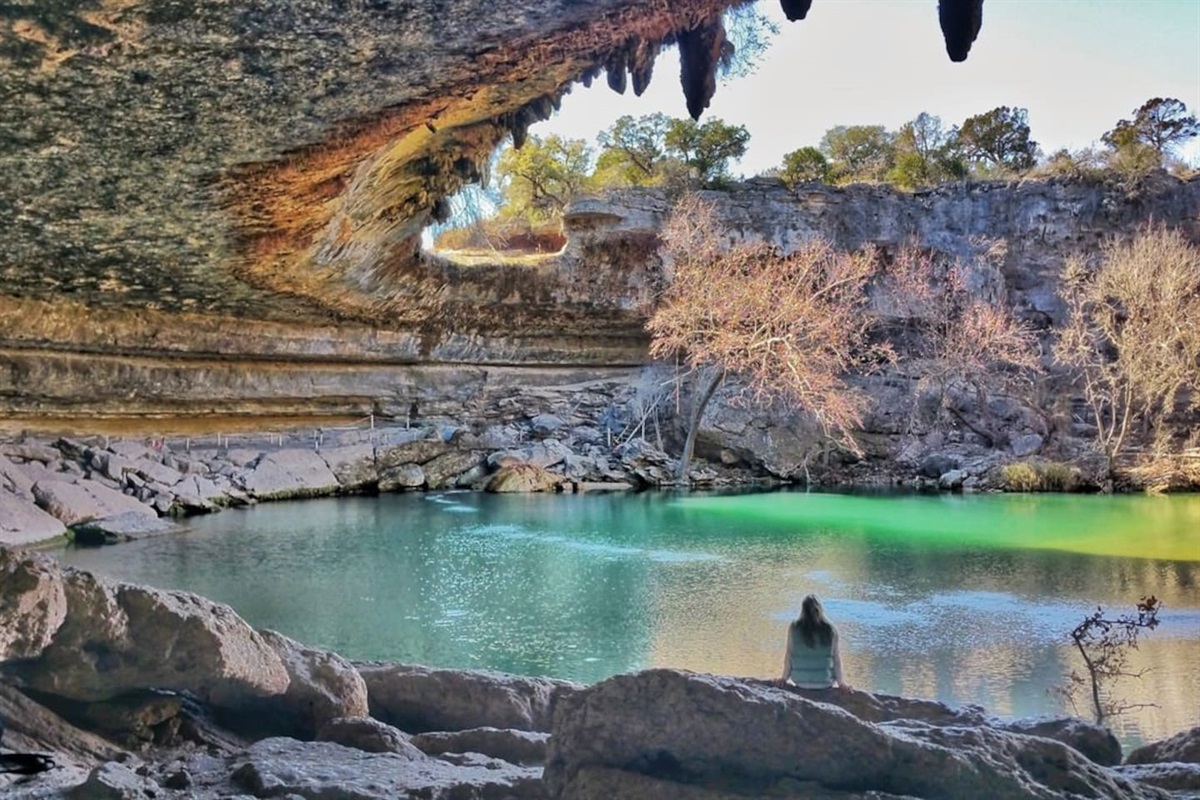 Hamilton Pool - just minutes from our home.