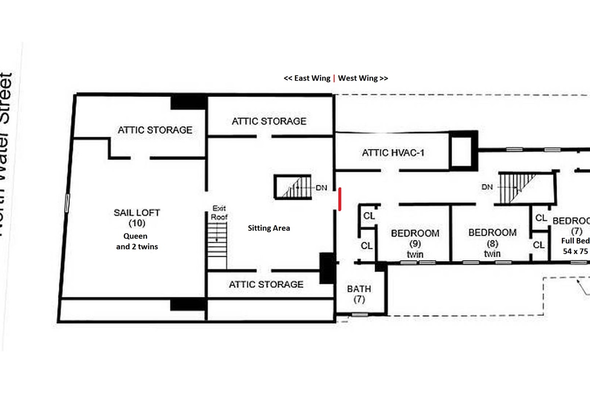 Captain Morse House West Wing Vacation Rental Mv