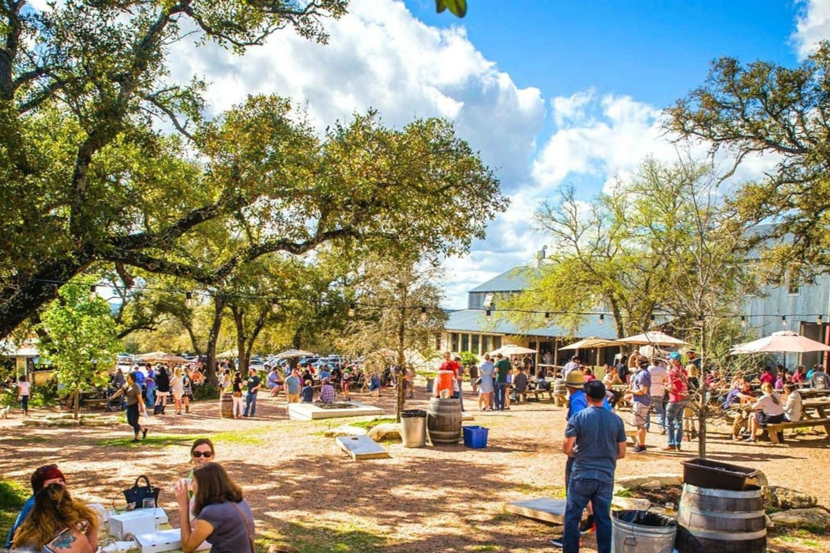 Jester King Brewery & Kitchen- just 8 miles away.