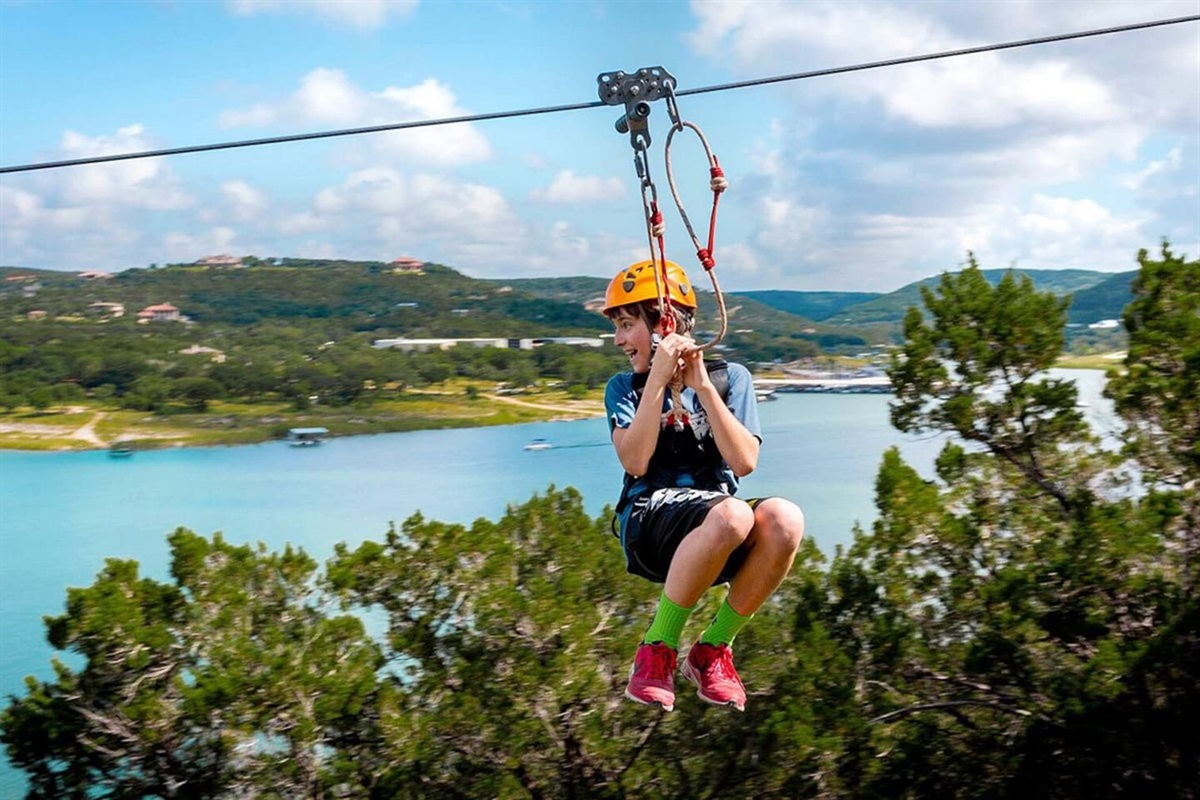 Ziplining - Lake Travis